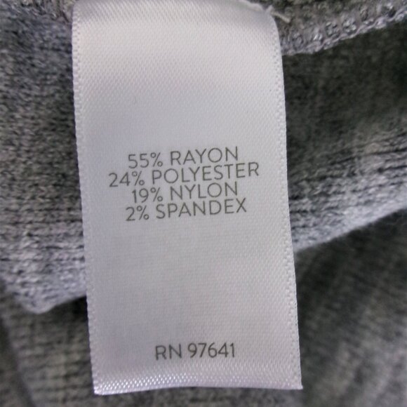 New J. Jill Sweater Sheath Dress Gray Long Sleeve Round Neck Pockets Small Tall - Picture 8 of 9